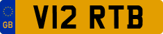 License plate of the United Kingdom, 1983 year system