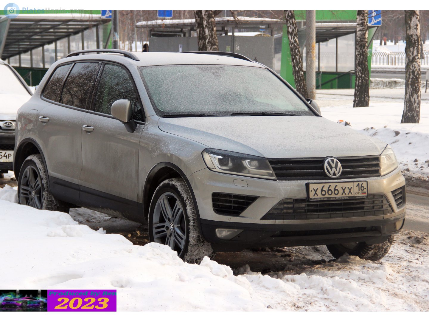 х 666 хх 16, Volkswagen Touareg 2nd gen (7P), 2010–2018