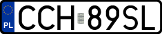 License plates of Poland, Regular car plates