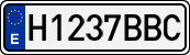 License plates of Spain, Specialty plates