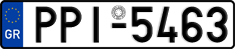 License plate of Greece, Cars