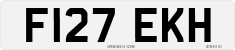 License plate of the United Kingdom, 1983 year system