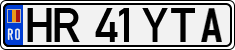 License plate of Romania, Regular plates