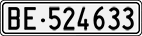 License plate of Switzerland, Cars