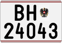 License plate of Austria, Official services and consulates