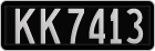 License plate of New Zealand, AB1(234)