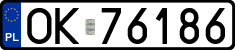 License plates of Poland, Regular car plates