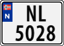 License plate of Norway, Trailers, motorcycles, special vehicles