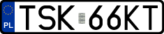 License plates of Poland, Regular car plates