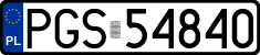 License plates of Poland, Regular car plates