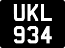 License plate of the United Kingdom, 1932 year system