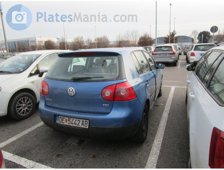 DE 5442 AB, Volkswagen Golf