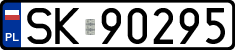 License plates of Poland, Regular car plates
