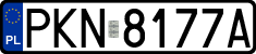 License plates of Poland, Regular car plates