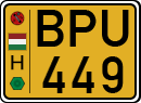 license plates of Hungary, Commercial vehicles (1990)