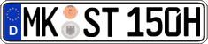 German license plate, Plates for oldtimers (type 