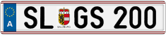 License plate of Austria, Vanity Plates