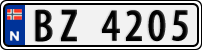 License plate of Norway, Trailers, motorcycles, special vehicles