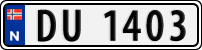 License plate of Norway, Trailers, motorcycles, special vehicles