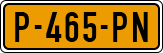 License plate of the Netherlands, Cars