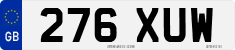 License plate of the United Kingdom, 1932 year system