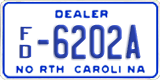 North Carolina, Dealer (A/D-12345(6))