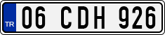 License plate of Turkey, Regular plates