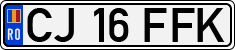 License plate of Romania, Regular plates