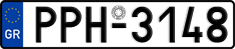 License plate of Greece, Cars