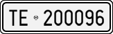 License plate of Italy, Cars (1927 year series)