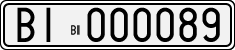 License plate of Italy, Cars (1927 year series)
