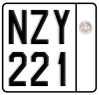 License plate of Greece, Motorcycles