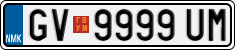 License plate of North Macedonia, Regular plates (2012)