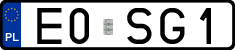 License plates of Poland, Vanity Plates
