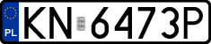 License plates of Poland, Regular car plates