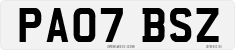 License plate of the United Kingdom, 2001 year system