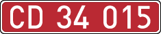 License plates of Spain, Diplomatic