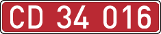 License plates of Spain, Diplomatic