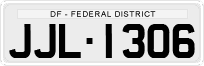 License plate of Brazil, Private owners (1990)