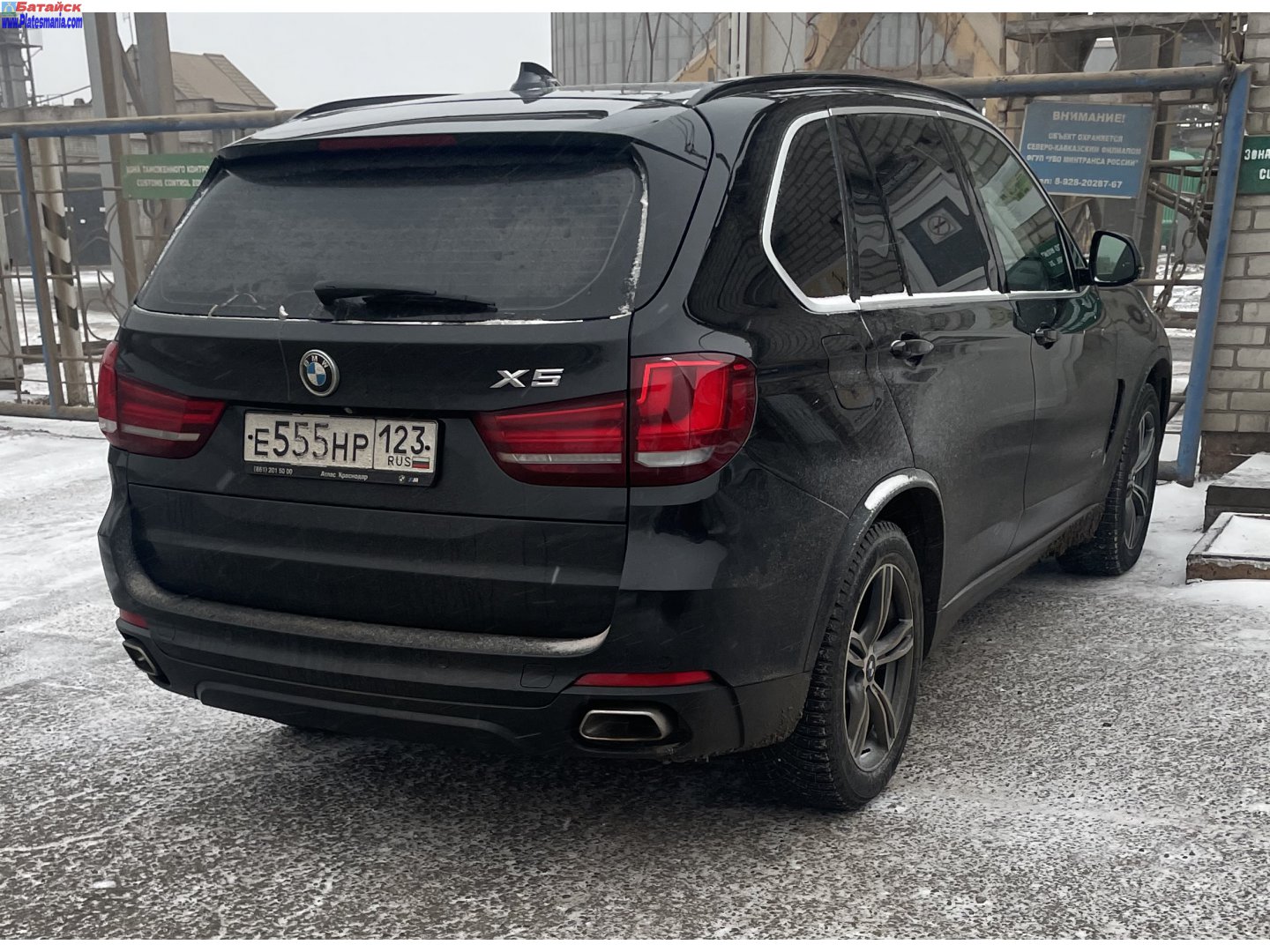е 555 нр 123, BMW X5 3rd gen (F15), 2013–2018