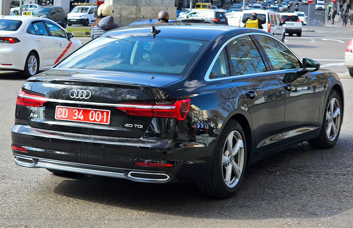 CD 34 001, Audi A6 5th gen Sedan (C8/4K2), 2018–