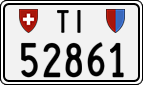 License plate of Switzerland, Cars