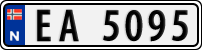 License plate of Norway, Trailers, motorcycles, special vehicles