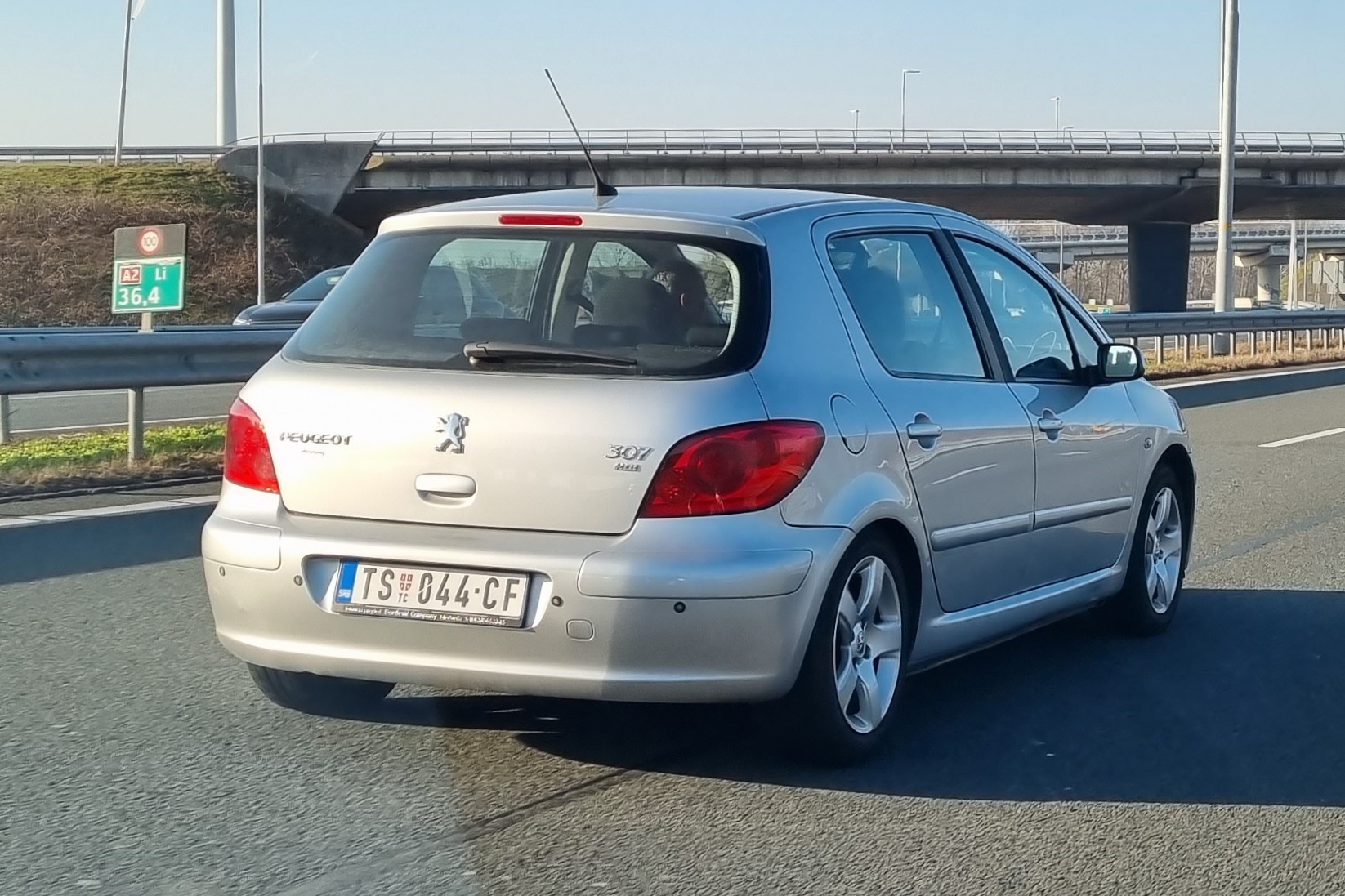 TS 044-CF, Peugeot 307 1st gen 5-door Hatch (T5/T6), 2001–2008 (–2011 for LATAM- and –2014 for CN-market)