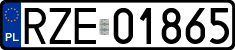 License plates of Poland, Regular car plates
