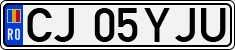 License plate of Romania, Regular plates