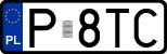 License plates of Poland, Regular car plates