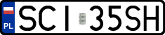 License plates of Poland, Regular car plates