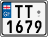 License plate of Georgia, Motorcycles (2014)