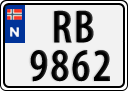 License plate of Norway, Trailers, motorcycles, special vehicles
